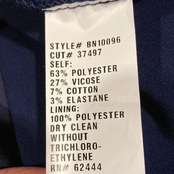 Nicole Miller Atelier - NWT Navy Blue Sheath Dress with Mock Neck - Picture 7 of 9